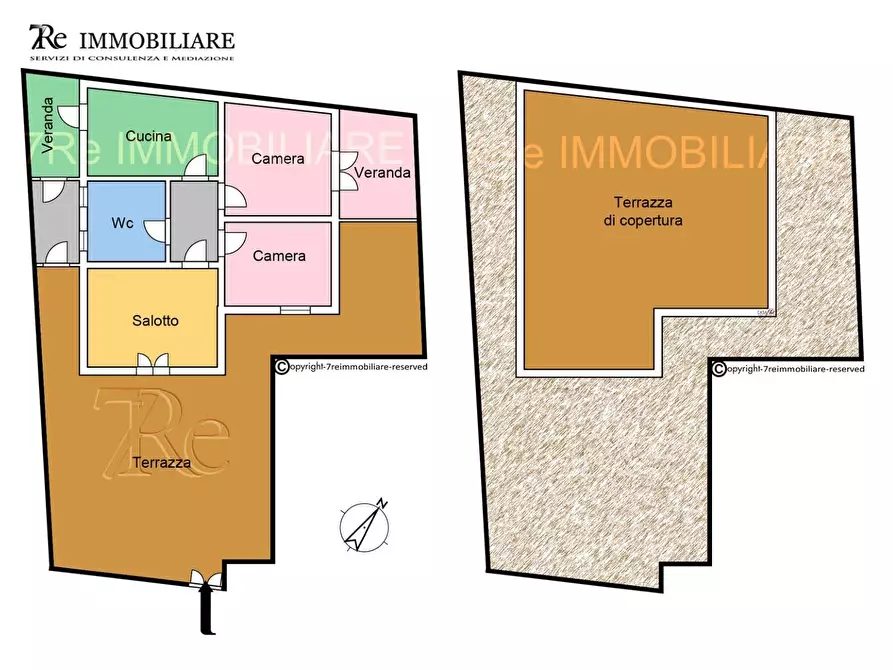 Immagine 2 di Villa in vendita  in Via Francesco Baracca a Palermo