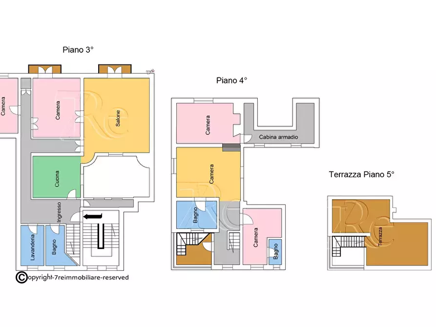 Immagine 2 di Appartamento in vendita  in Via Nino Basile a Palermo