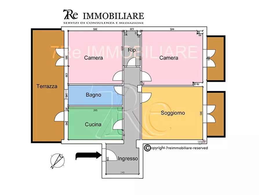 Immagine 5 di Appartamento in vendita  in Via Filippo Di Giovanni a Palermo