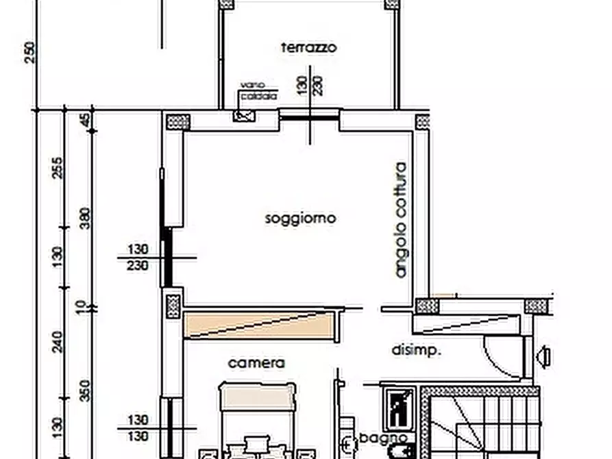 Immagine 10 di Appartamento in affitto  in Via Calvisio a Finale Ligure