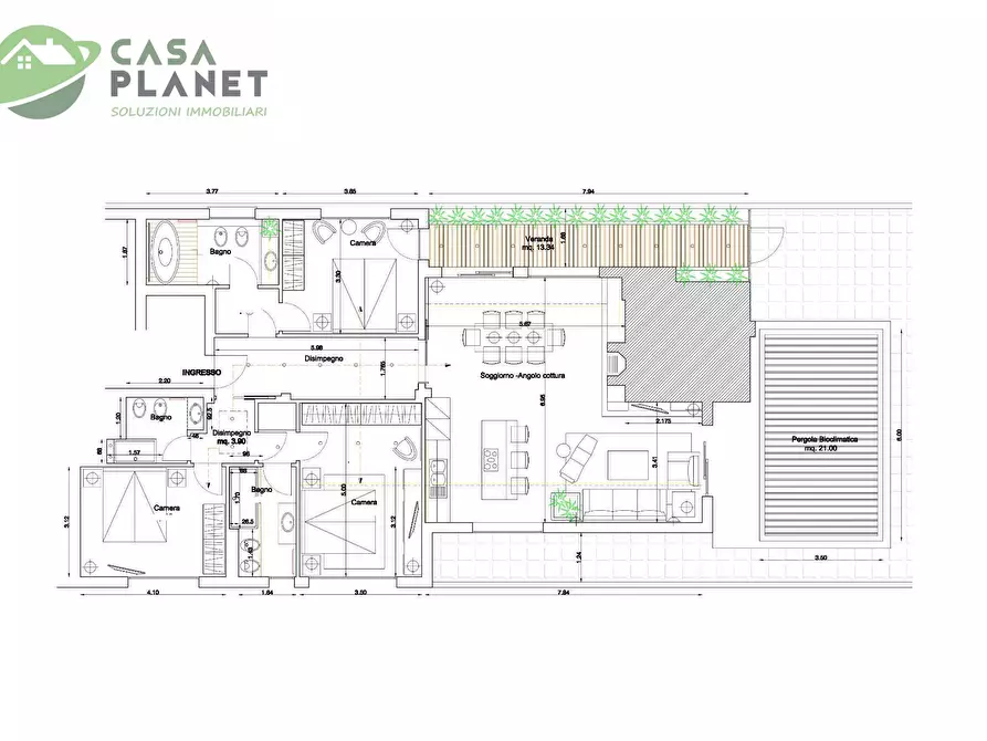 Immagine 23 di Attico in vendita  in via Barbiero a Mogliano Veneto