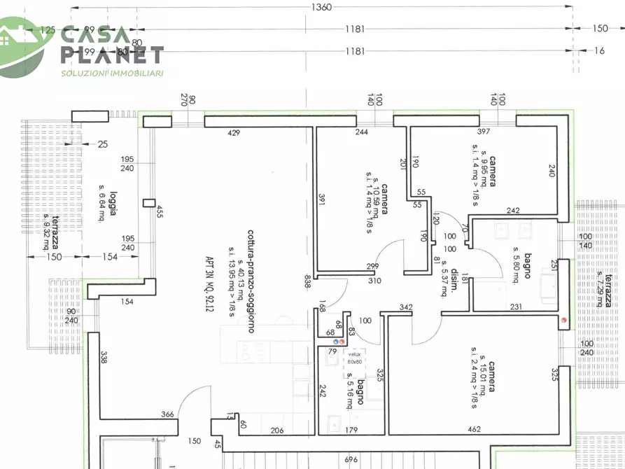 Immagine 3 di Appartamento in vendita  in Via Barbiero a Mogliano Veneto
