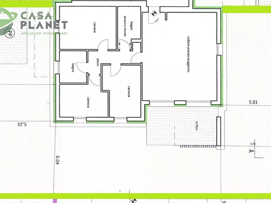 Immagine 2 di Appartamento in vendita  in Barbiero a Mogliano Veneto