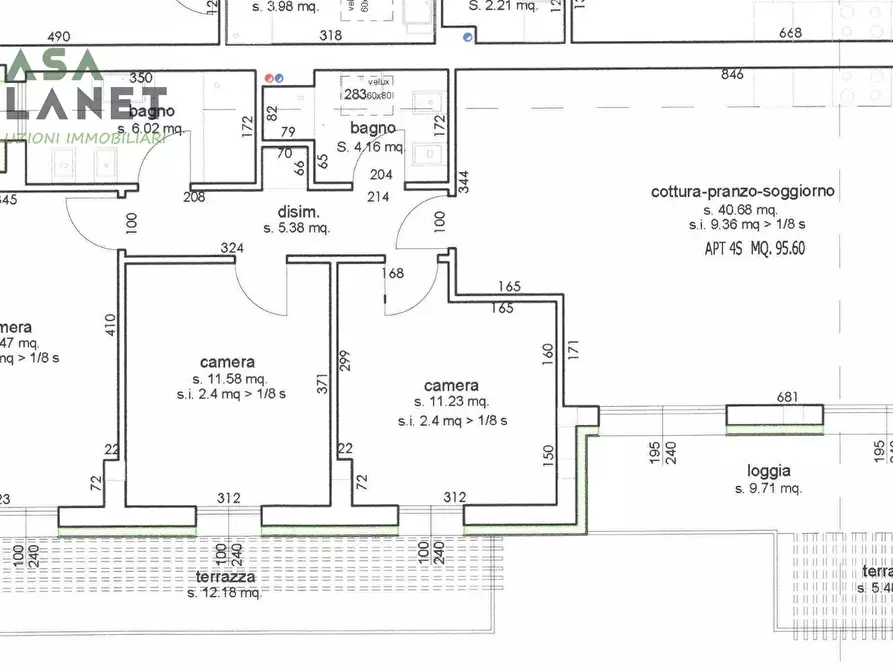 Immagine 3 di Appartamento in vendita  in Barbiero a Mogliano Veneto