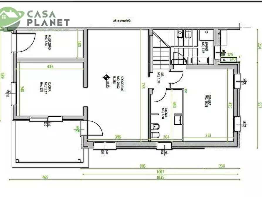 Immagine 6 di Casa bifamiliare in vendita  in Via Foscolo a Mogliano Veneto