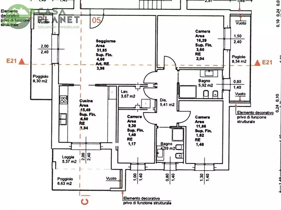 Immagine 2 di Appartamento in vendita  in via Isonzo a Preganziol