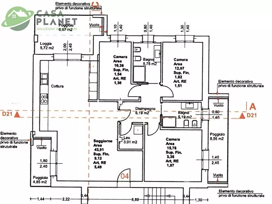 Immagine 2 di Appartamento in vendita  in via Isonzo a Preganziol