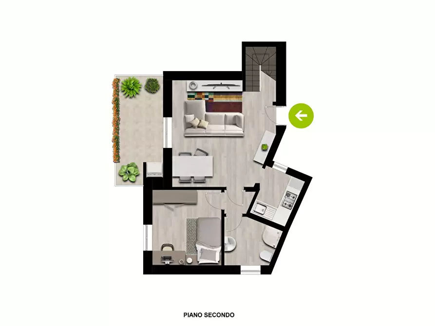 Immagine 25 di Appartamento in vendita  in Località Colonnelle a Gallicano Nel Lazio