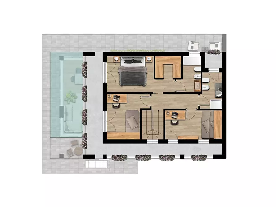 Immagine 9 di Villa in vendita  in Via San Pietro a Palestrina