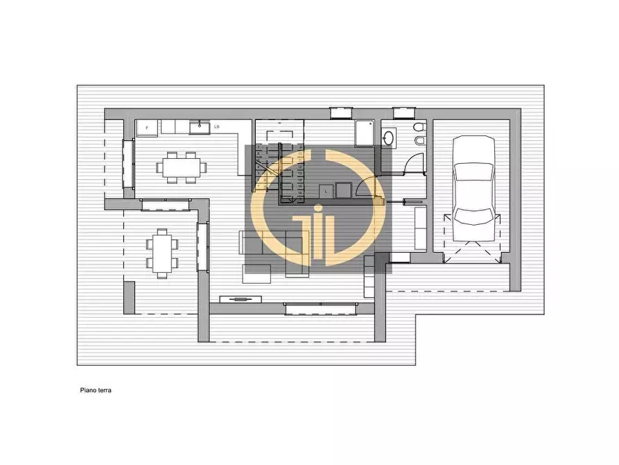 Immagine 3 di Villa in vendita  in Viale Europa a Treviso