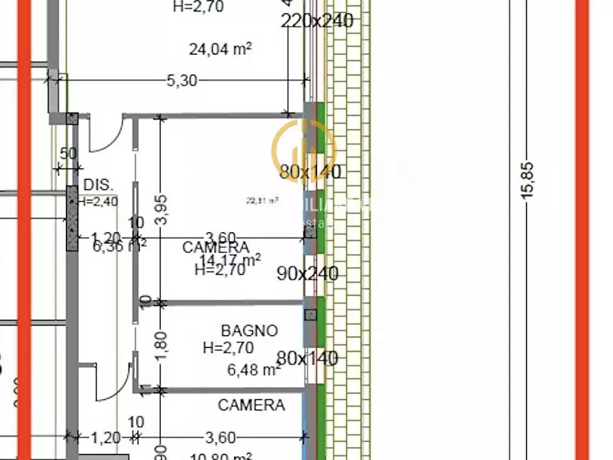 Immagine 7 di Appartamento in vendita  in Strada di Santa Bona Vecchia a Treviso