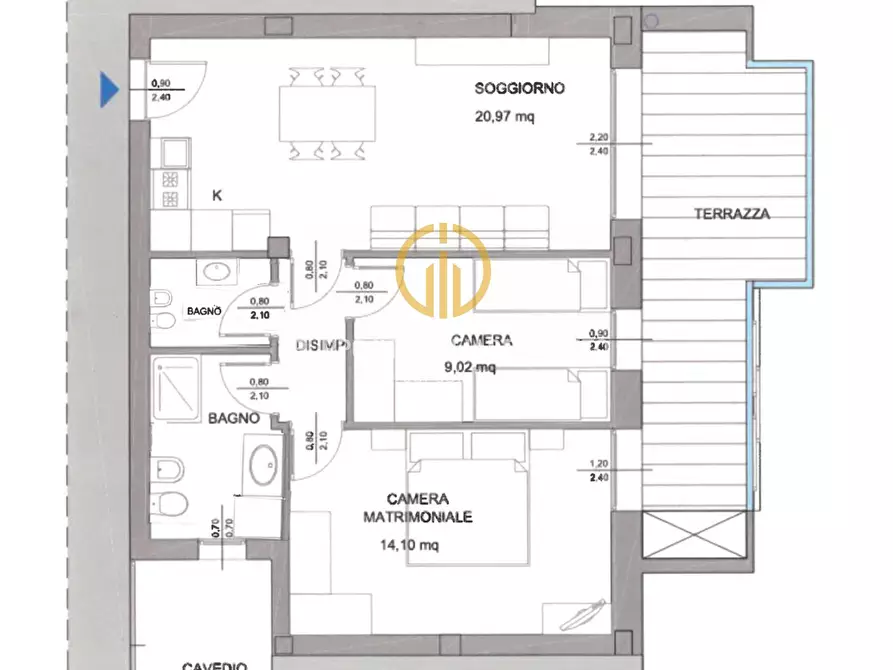 Immagine 25 di Appartamento in vendita  in Viale Oriente a Jesolo