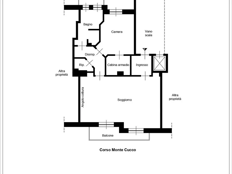 Immagine 21 di Appartamento in vendita  in Corso Monte Cucco a Torino
