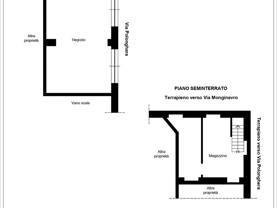 Immagine 22 di Locale commerciale in vendita  in Via Monginevro a Torino
