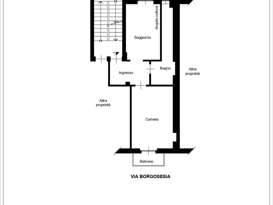 Immagine 14 di Appartamento in vendita  in Via Borgosesia a Torino