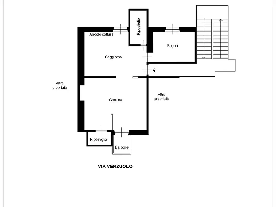 Immagine 19 di Appartamento in vendita  in Via Verzuolo a Torino