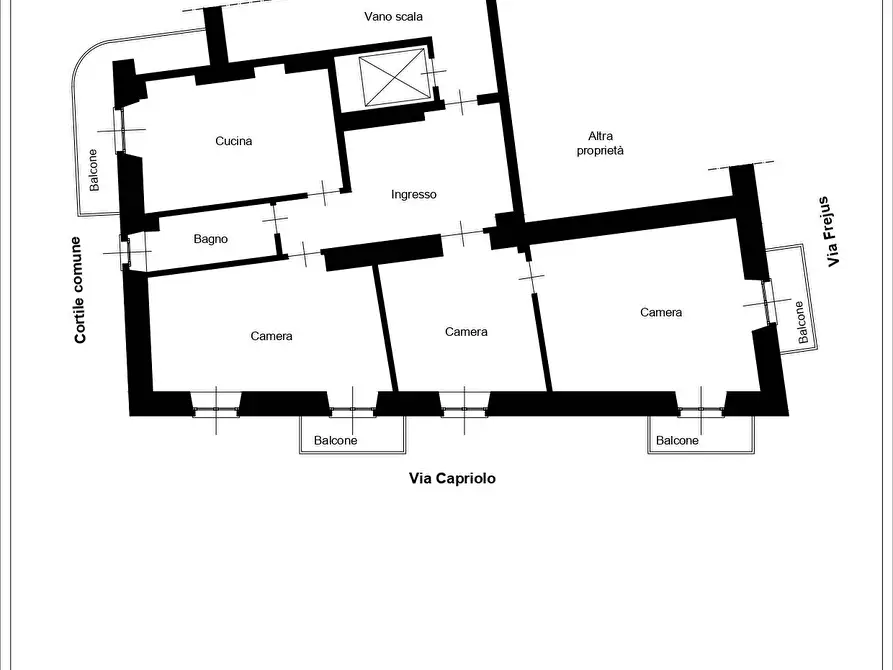 Immagine 25 di Appartamento in vendita  in Via Frejus a Torino