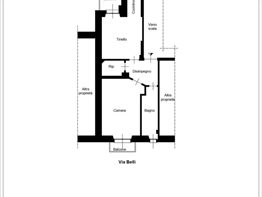 Immagine 21 di Appartamento in vendita  in Via Belli a Torino