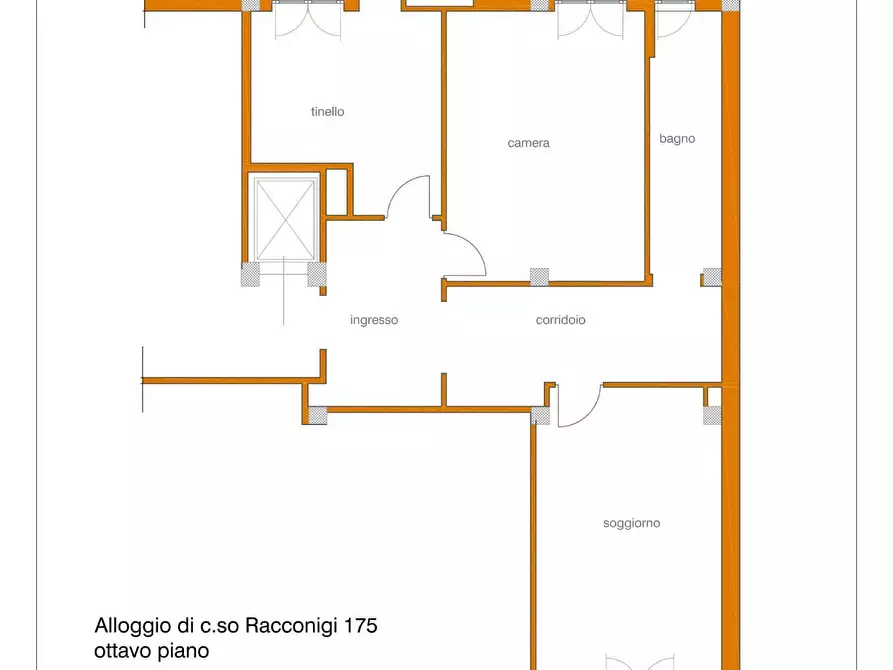 Immagine 27 di Appartamento in vendita  in Corso Racconigi a Torino