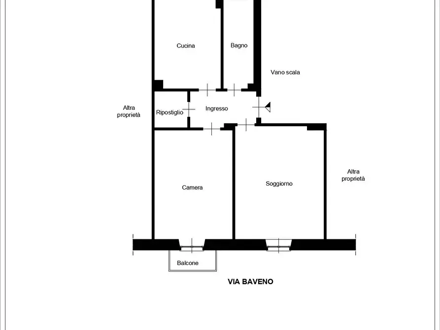 Immagine 22 di Appartamento in vendita  in Via Baveno a Torino