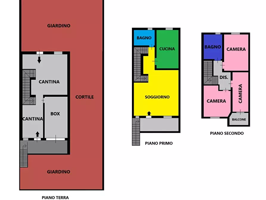 Immagine 23 di Villetta a schiera in vendita  in Via Verdi a Bubbiano