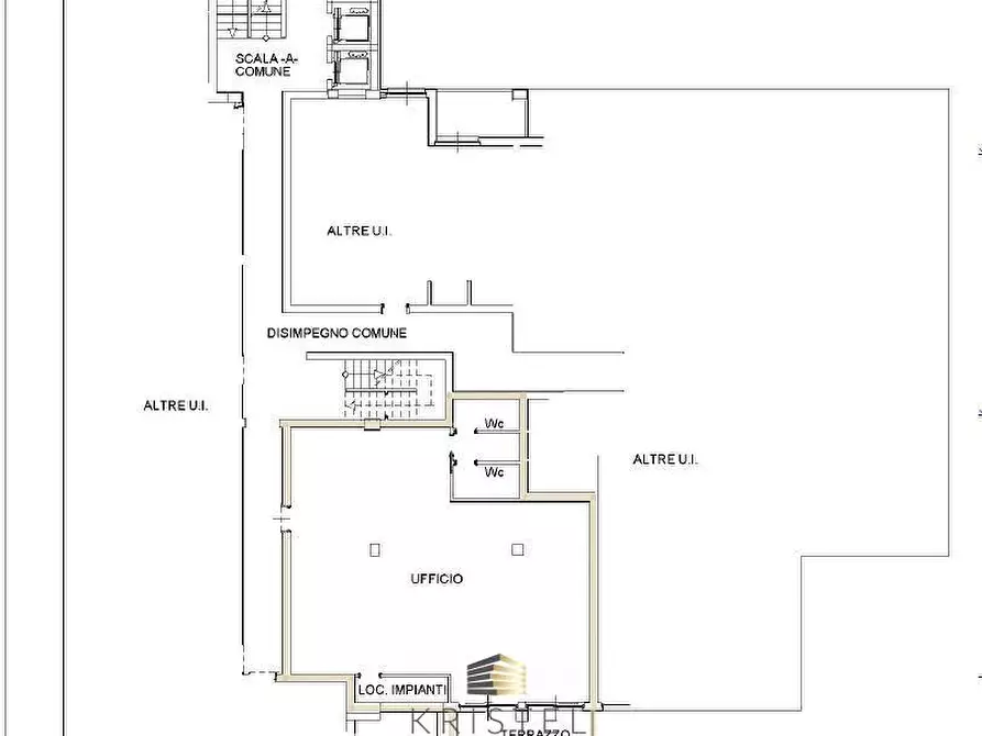 Immagine 3 di Ufficio in affitto  in VIA MICHELANGELO a Pescara