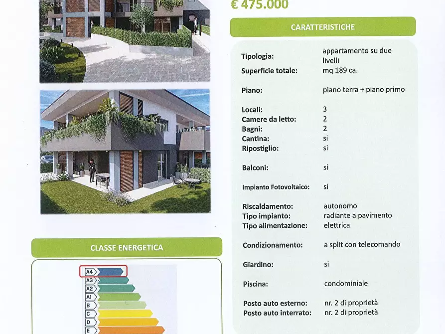 Immagine 10 di Villetta a schiera in vendita  in VIA DEGLI ACERI a Affi