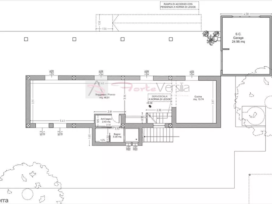 Immagine 6 di Terreno residenziale in vendita  a Pietrasanta