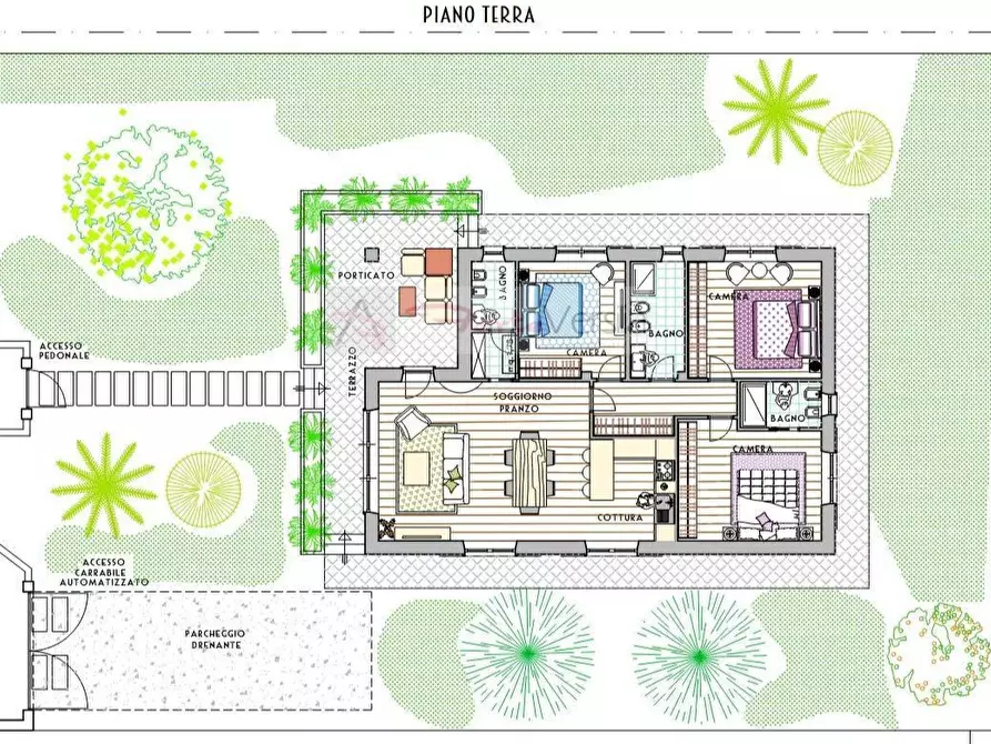 Immagine 2 di Villa in vendita  a Pietrasanta