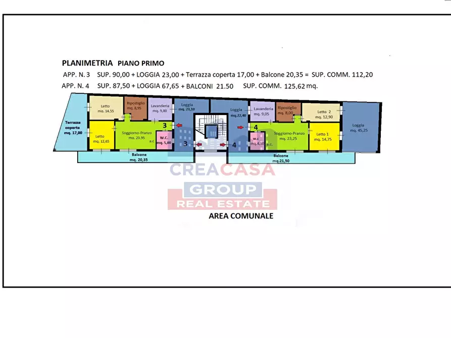 Immagine 6 di Appartamento in vendita  in via alcantara a Giardini-Naxos