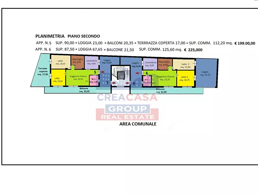 Immagine 7 di Appartamento in vendita  in via alcantara a Giardini-Naxos