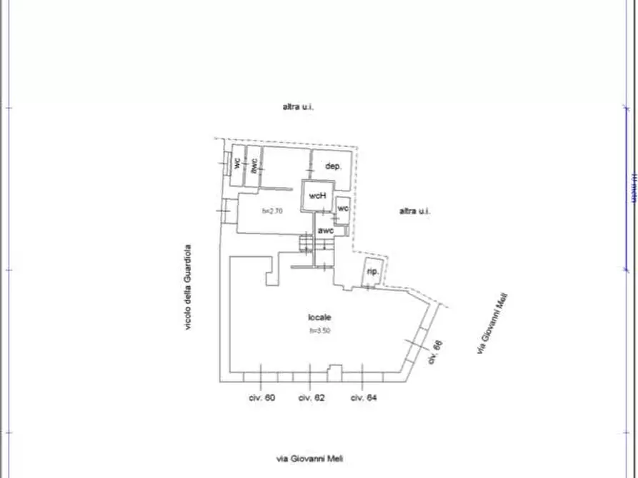 Immagine 20 di Attività commerciale in affitto  in Via Giovanni Meli a Palermo
