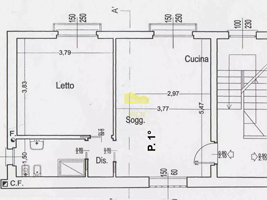 Immagine 1 di Appartamento in vendita  in via leonardo da vinci a Cornate D'adda