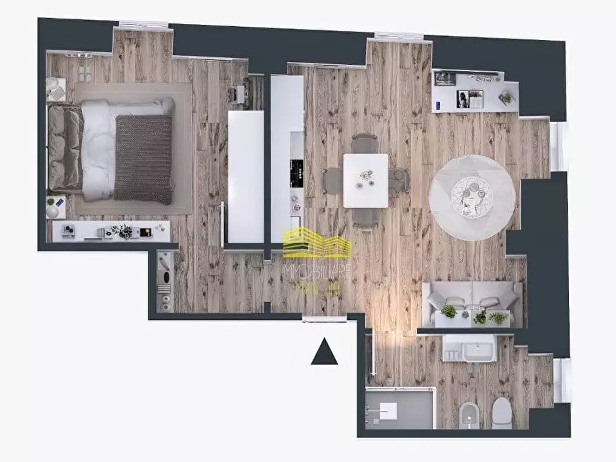 Immagine 2 di Appartamento in vendita  in VIA TRIESTE a Capriate San Gervasio