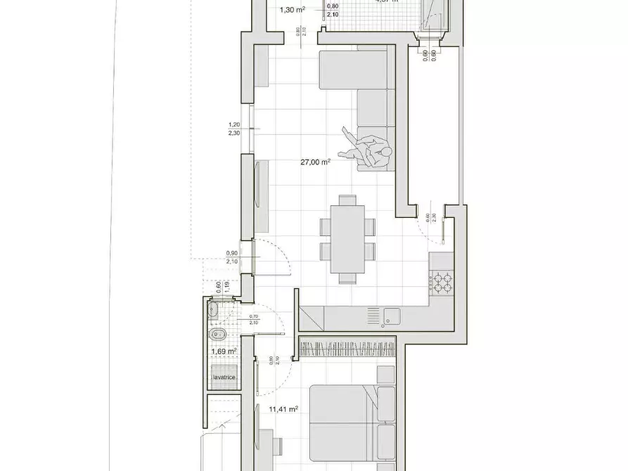 Immagine 1 di Appartamento in vendita  in viale ceccarini a Riccione