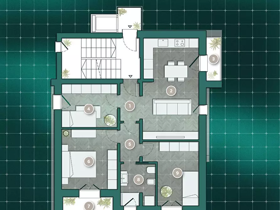 Immagine 17 di Appartamento in vendita  in Via Nino Bixio a Riccione