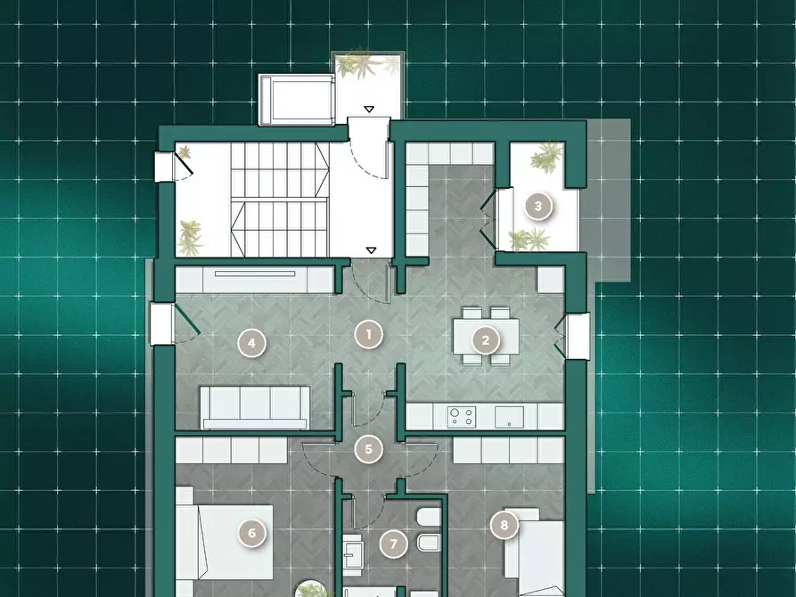 Immagine 17 di Appartamento in vendita  in Via Nino Bixio a Riccione