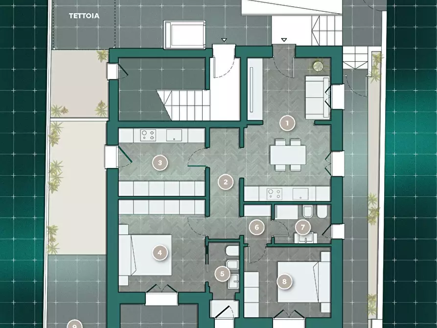 Immagine 17 di Appartamento in vendita  in Via Nino Bixio a Riccione