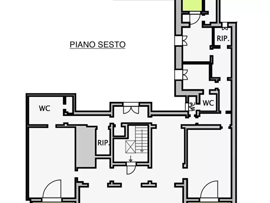 Immagine 16 di Appartamento in vendita  in Piazza Adriana a Roma