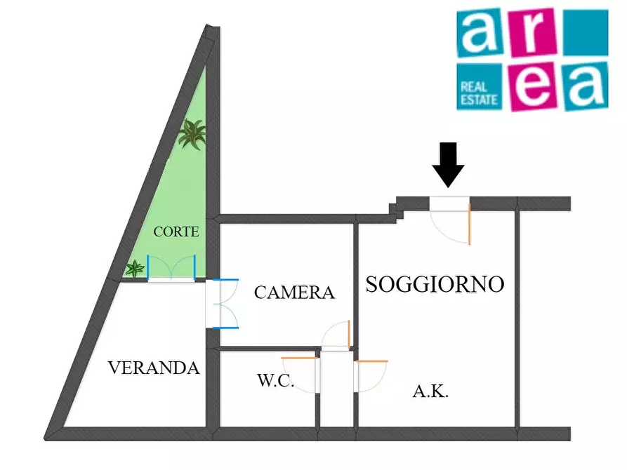 Immagine 13 di Appartamento in vendita  in Piazza Adriana a Roma