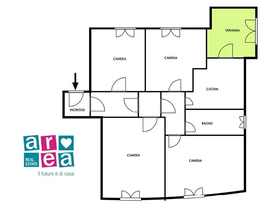 Immagine 11 di Appartamento in vendita  in Clivo Di Cinna a Roma