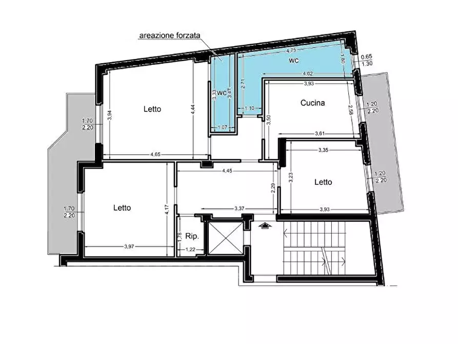 Immagine 18 di Appartamento in affitto  in Via Barletta a Catanzaro