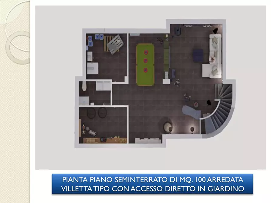 Immagine 5 di Villa in vendita  in Via della pineta a Catanzaro