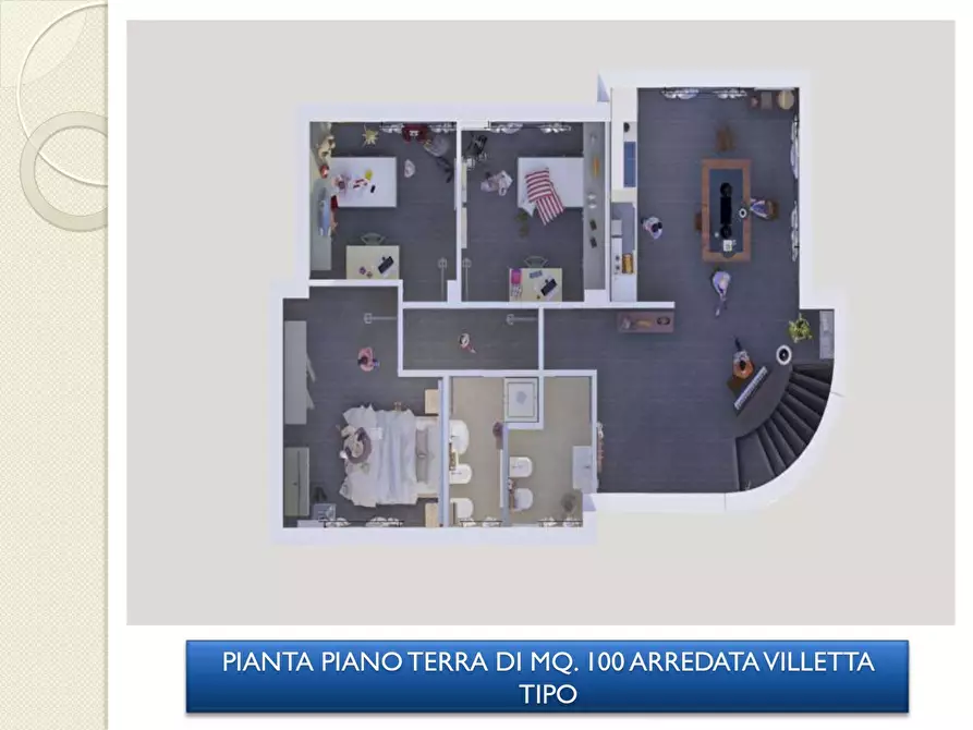 Immagine 6 di Villa in vendita  in Via della pineta a Catanzaro