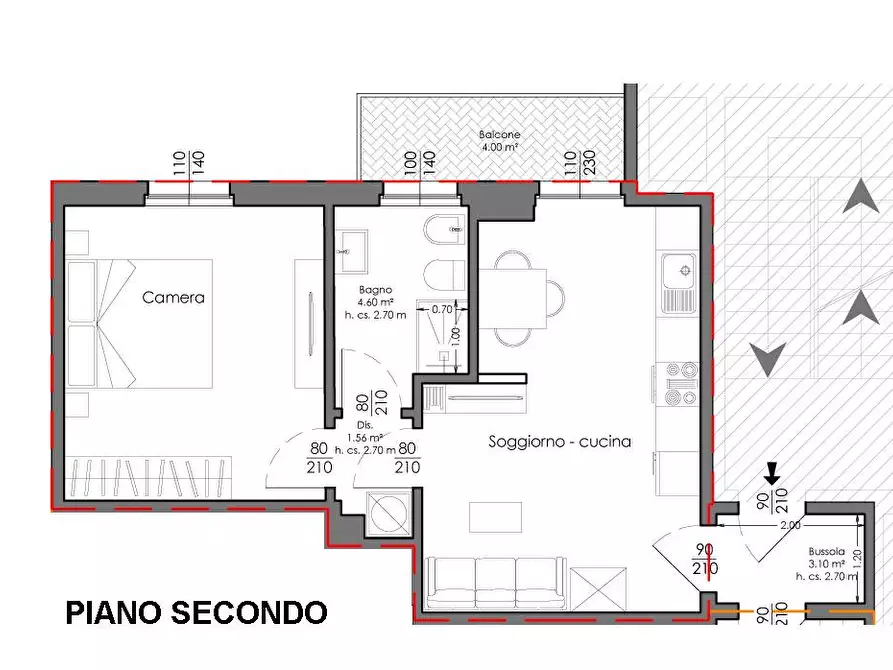 Immagine 6 di Appartamento in vendita  in Via Giovanni Zenatello a Verona