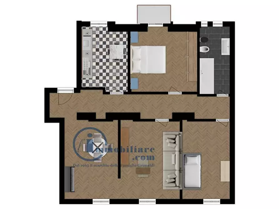 Immagine 2 di Appartamento in affitto  in Via Londonio a Milano