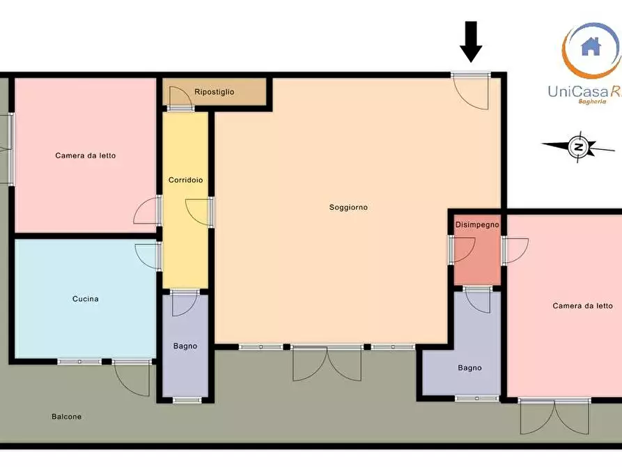 Immagine 12 di Appartamento in vendita  a Bagheria