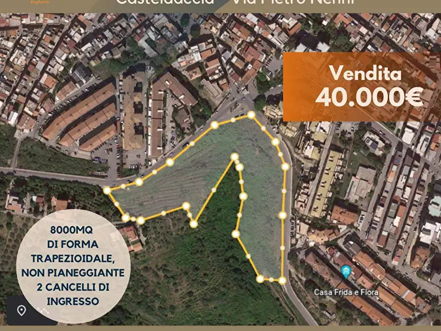Immagine 1 di Terreno agricolo in vendita  in Via Pietro Nenni a Casteldaccia