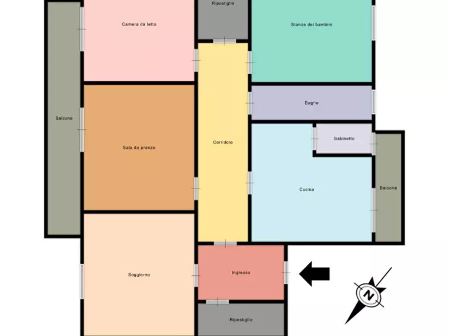 Immagine 16 di Appartamento in vendita  in Via Antonio vivaldi a Bagheria