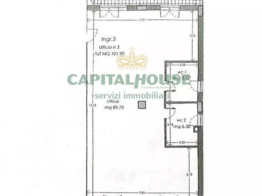 Immagine 2 di Ufficio in affitto  a Fisciano